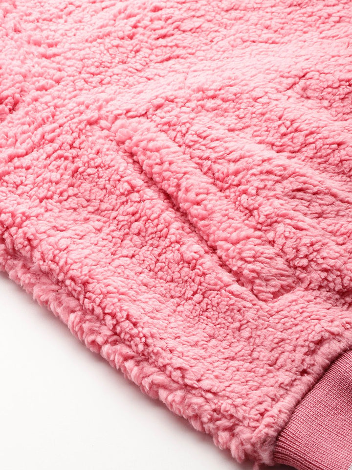 DressBerry Fleece Bomber Jacket