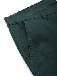 DILLINGER Men Solid Ankle-Length Chinos Trousers