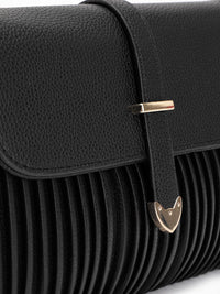 DressBerry Textured Structured Sling Bag