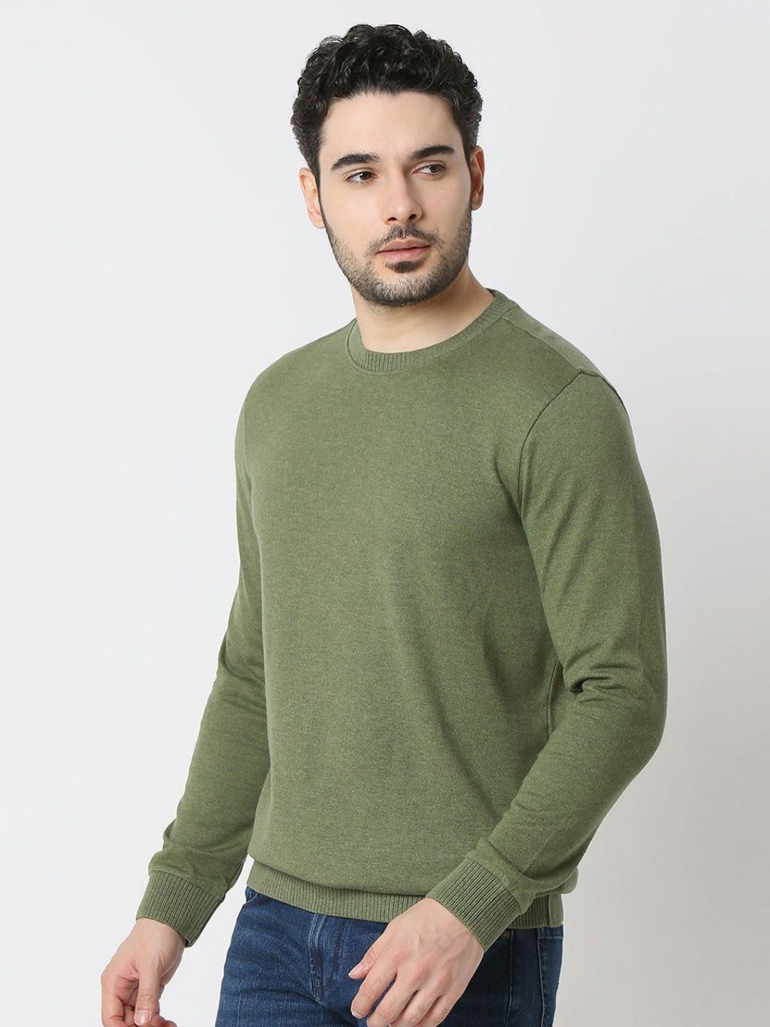 SPYKAR Men Raw Edge Slim Fit T-shirt
