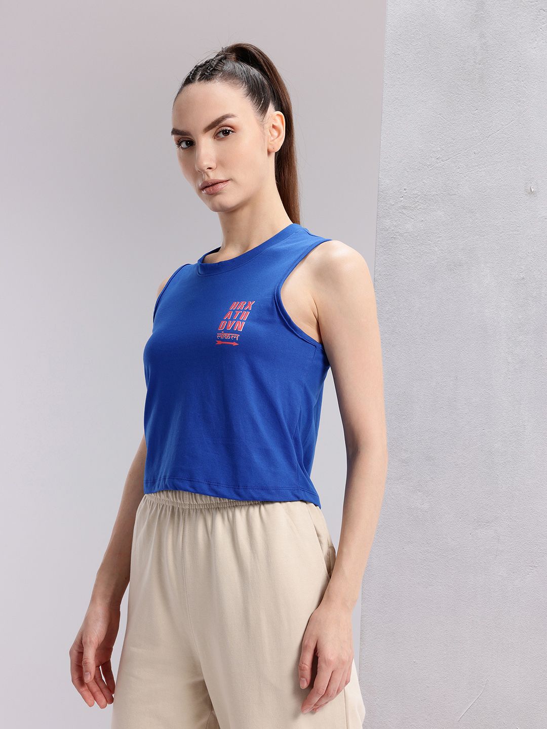 HRX by Hrithik Roshan Placement Print Lifestyle T-shirt