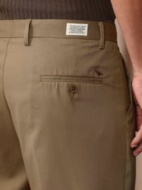 Mr Bowerbird Men Tailored Fit Vintage Pleated Trousers