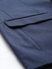 Raymond Self Design Notched Lapel Single-Breasted Formal 2 Piece Suits
