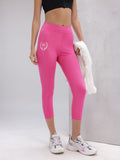 HRX by Hrithik Roshan Brand Logo Detail Rapid-Dry Cropped Lifestyle Tights