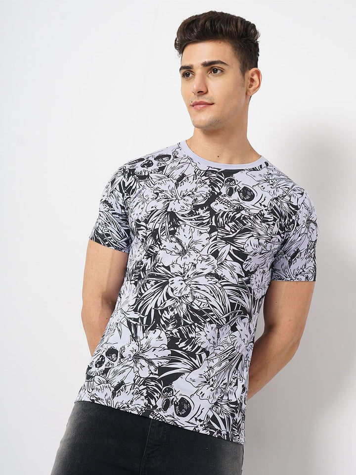 The Indian Garage Co Typography Printed Round Neck T-shirt