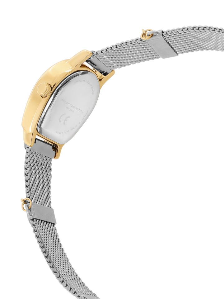 French Connection Women Dial & Stainless Steel Straps Analogue Watch FCH12TM-G