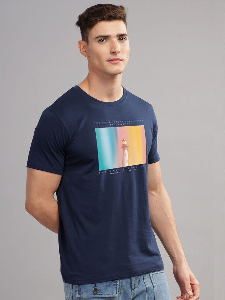 ADRO Men Printed T-shirt