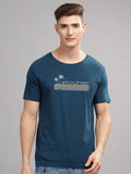 ADRO Typography Printed Round Neck Pure Cotton T-shirt