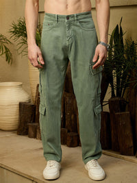 DENNISON Korean Baggy Fit Cargo Jeans
