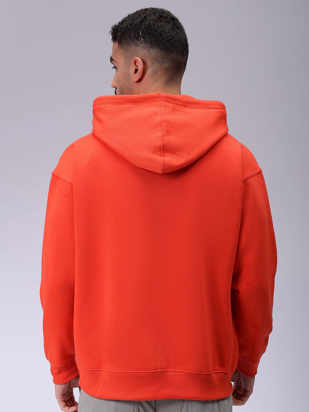 The Indian Garage Co Men Hooded Double Way Front Open Zipper Sweatshirt