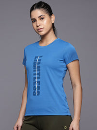 HRX by Hrithik Roshan Women Typography Printed Rapid-Dry Training T-shirt