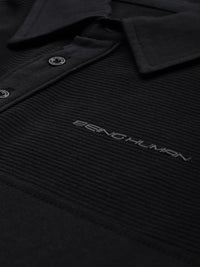 Being Human Clothing Men Pure Cotton Polo Collar T-shirt