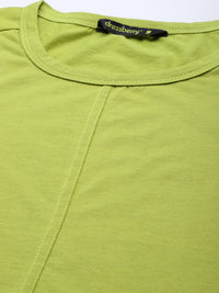 DressBerry Women Green Solid T-shirt