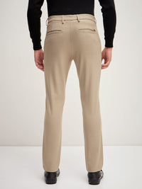 THE BEAR HOUSE Men Solid 4 Way Stretch Slim Fit Formal Trouser
