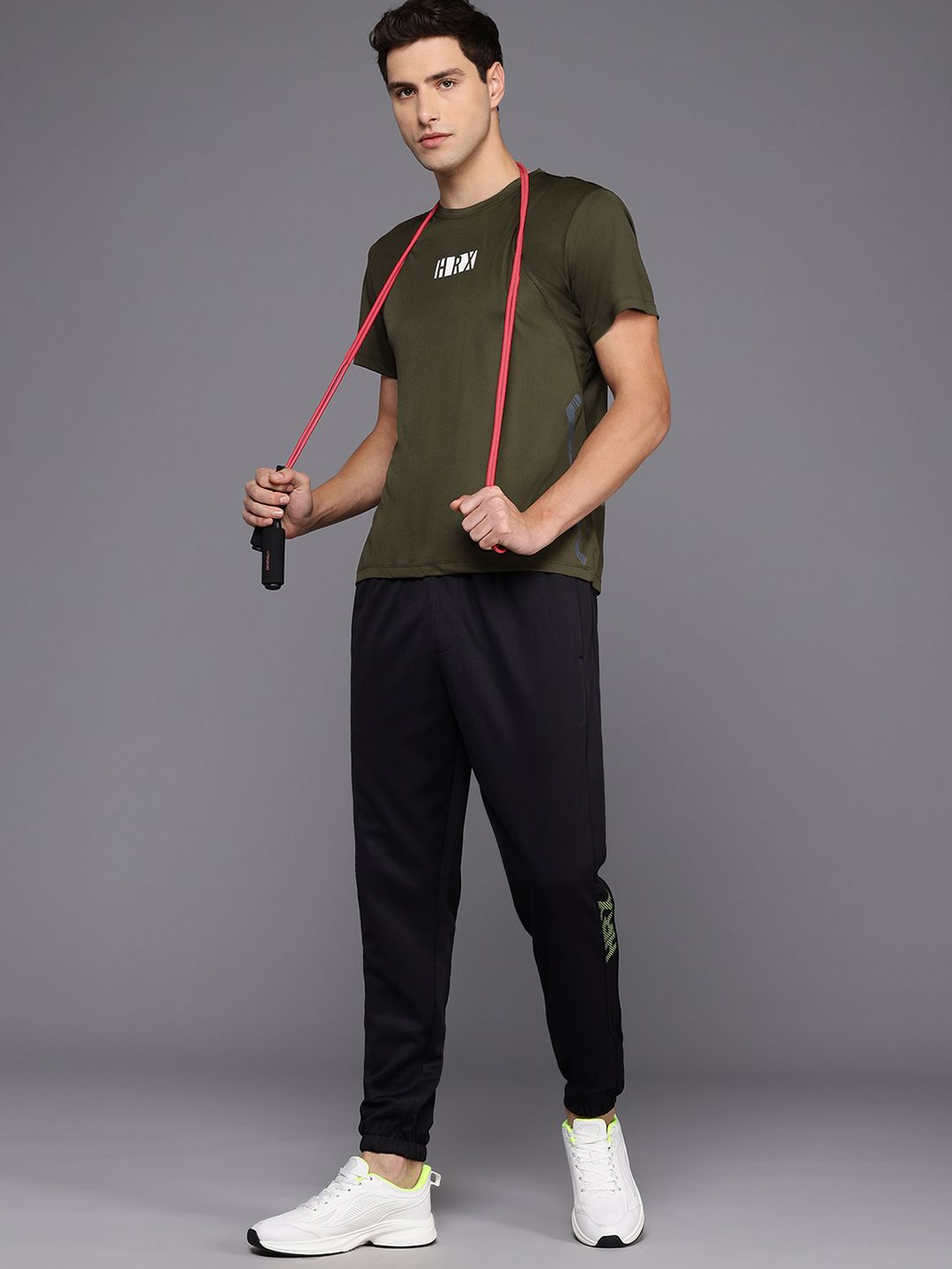 HRX by Hrithik Roshan Printed Rapid-Dry Training T-shirt