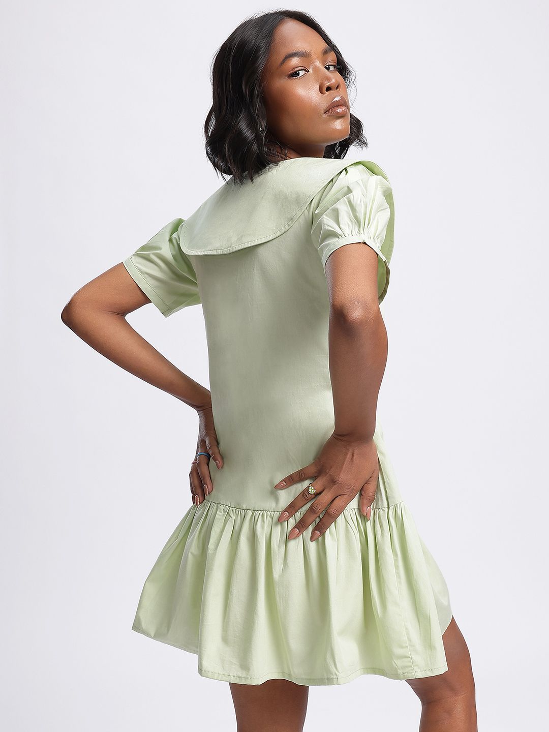 DressBerry Drop-Waist Mini Dress