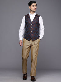 Raymond Self Design Contemporary Fit 3 Piece Party Suit