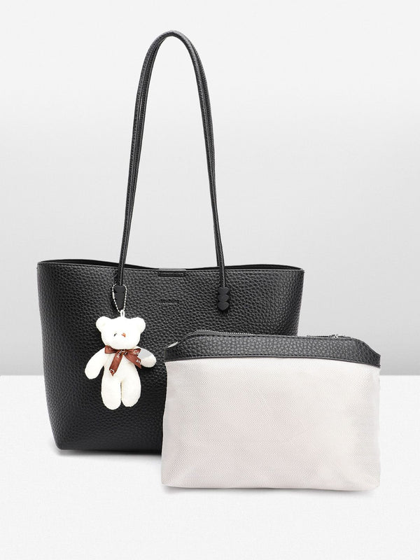 DressBerry Structured Shoulder Bag with Pouch