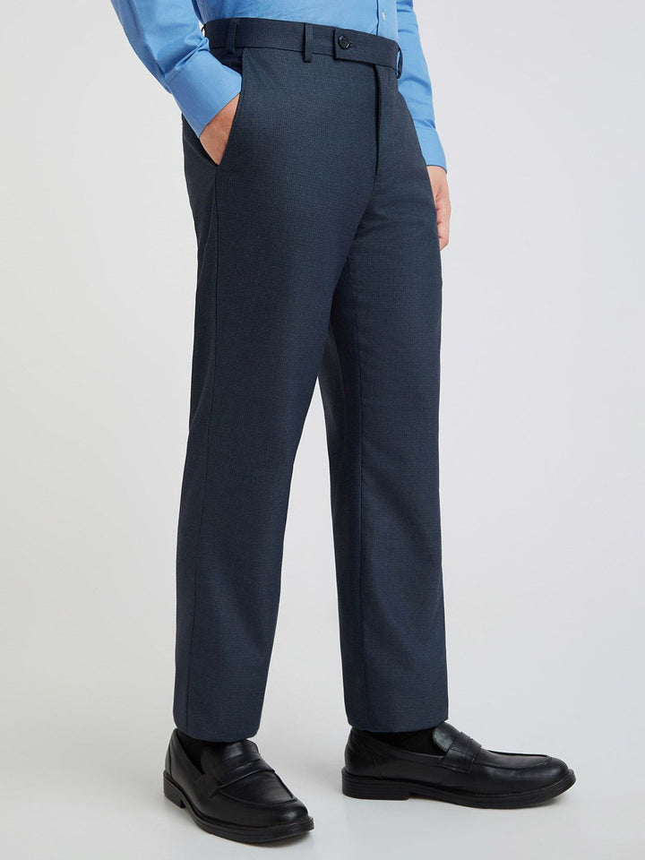 Park Avenue Men Self-Design Formal Trousers