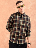 The Indian Garage Co Men Tartan Checked Casual Shirt