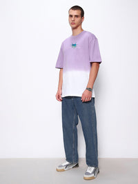 Bewakoof Men Typography Printed Round Neck Cotton Oversized T-shirt