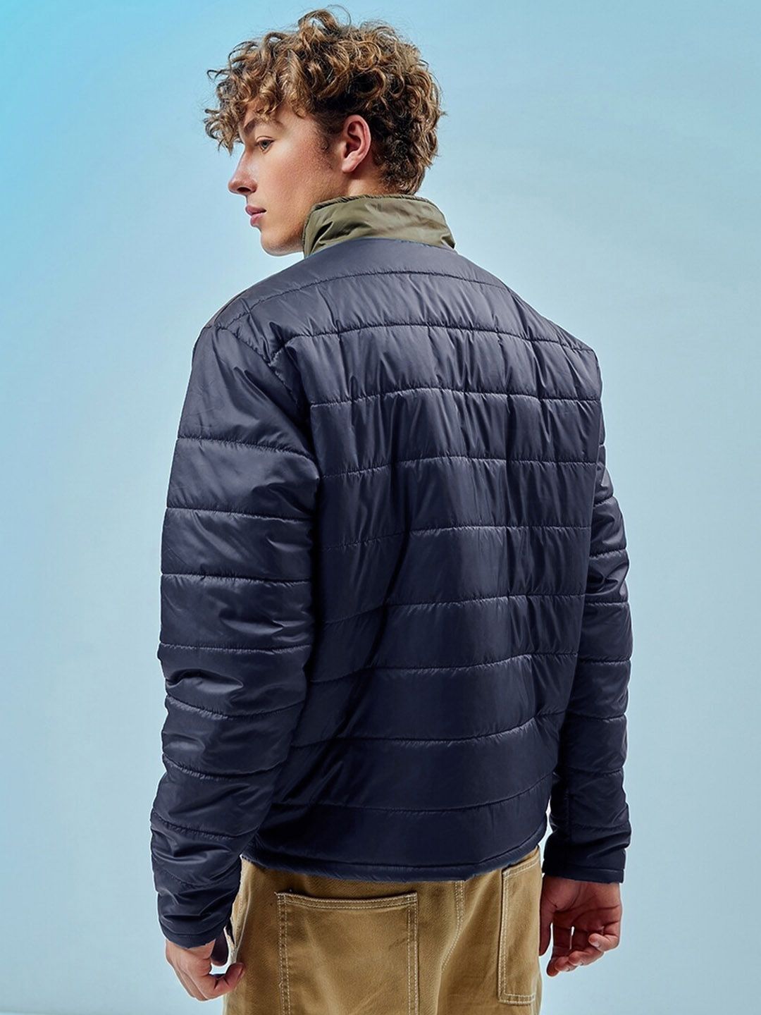Bewakoof Block Oversized Puffer Jacket