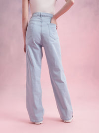 DressBerry Women High-Rise Straight Fit Stretchable Jeans