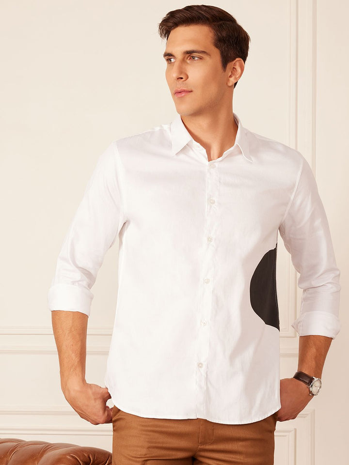 DENNISON Men Smart  Abstract Printed Party Shirt