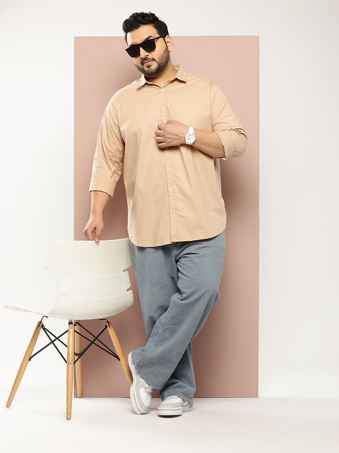 Thomas Scott Men Plus Size Premium Casual Shirt