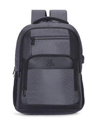 HRX by Hrithik Roshan Unisex Grey Backpack with Rain Cover & Reflective Strip