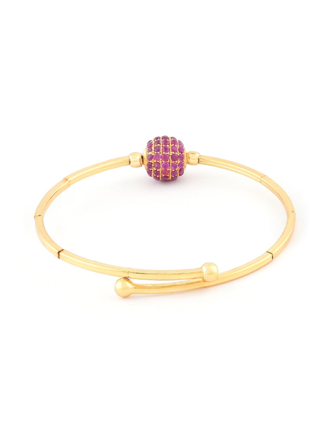 Pek Zaveri Pearls 2 Gelang Gaya Bangle Sadur Emas