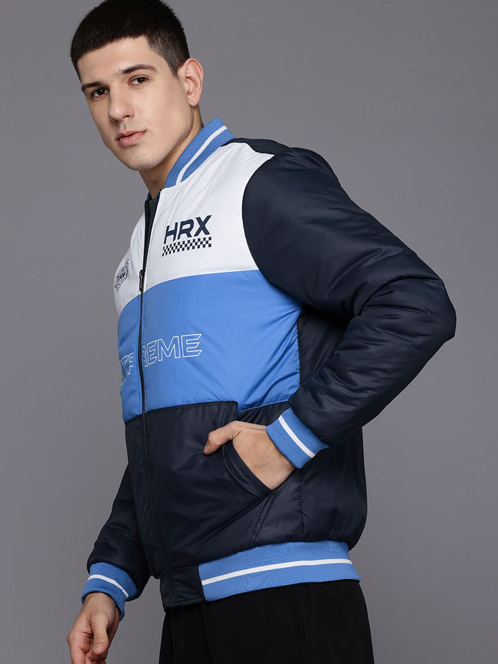 HRX by Hrithik Roshan Men Colourblocked Bomber Jacket