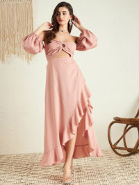 Berrylush Shoulder Straps Maxi Dress