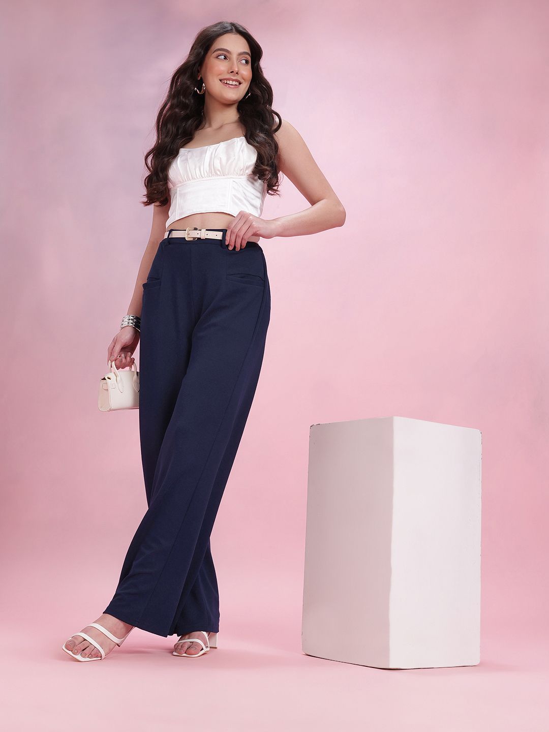 DressBerry Women Wide Leg Trousers