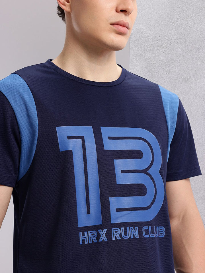 HRX by Hrithik Roshan Men Typography Printed Rapid-Dry Running T-shirt