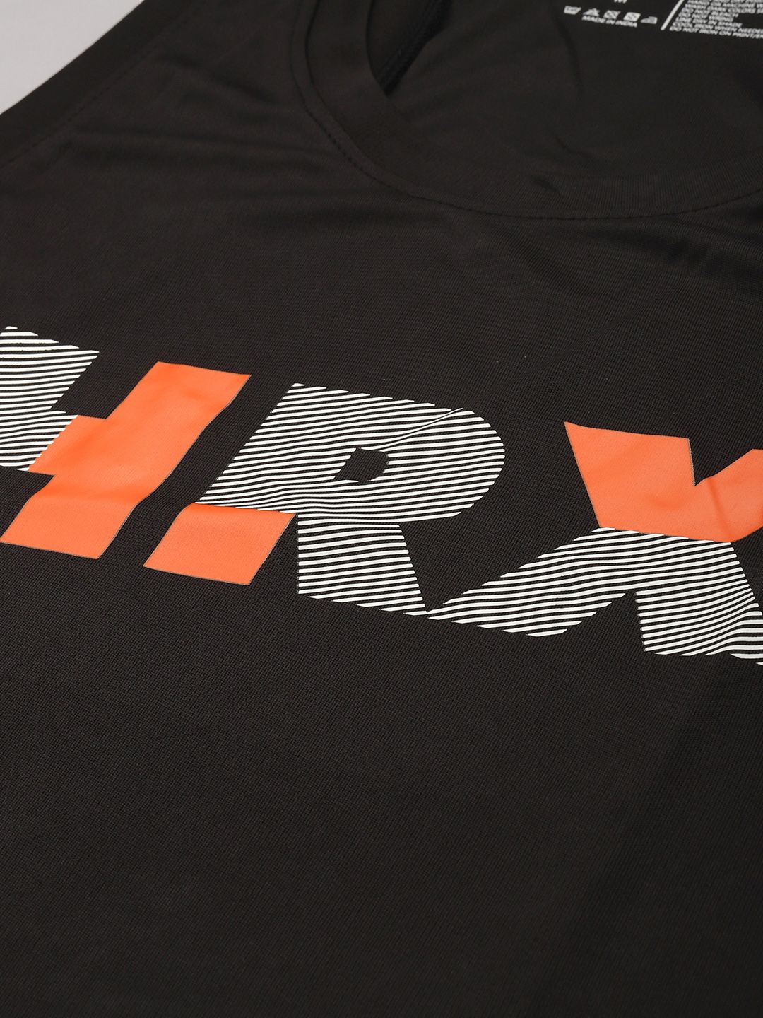 HRX by Hrithik Roshan Men Brand Logo Printed Badminton Rapid-Dry T-shirt