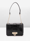 Lino Perros Textured Structured Shoulder Bag