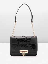 Lino Perros Textured Structured Shoulder Bag