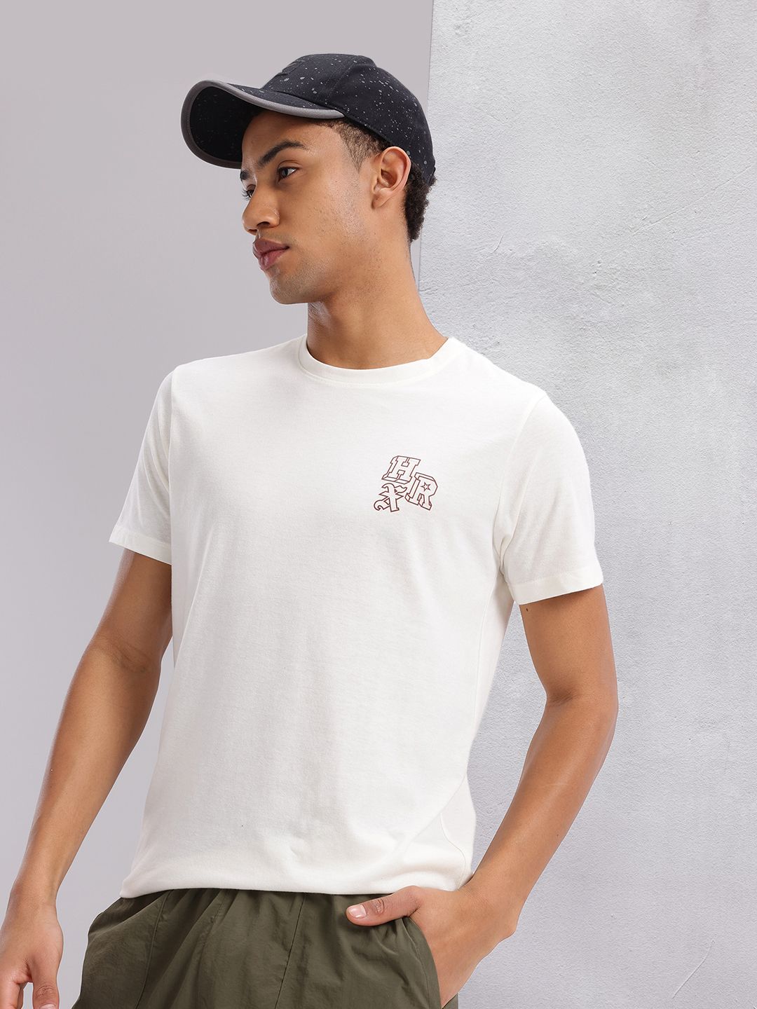 HRX by Hrithik Roshan Brand Logo Printed T-shirt