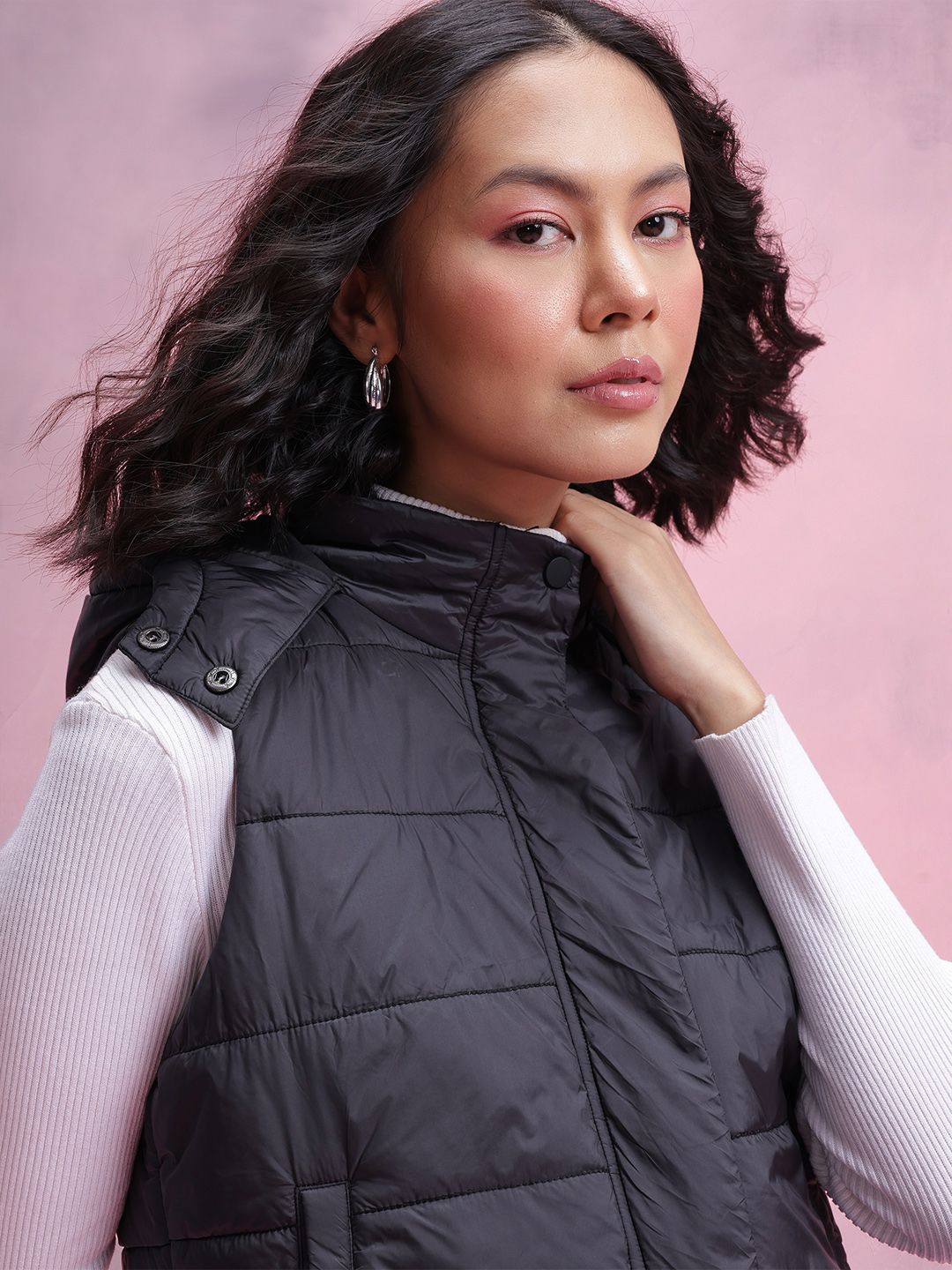 DressBerry Women Padded Gilet Jacket