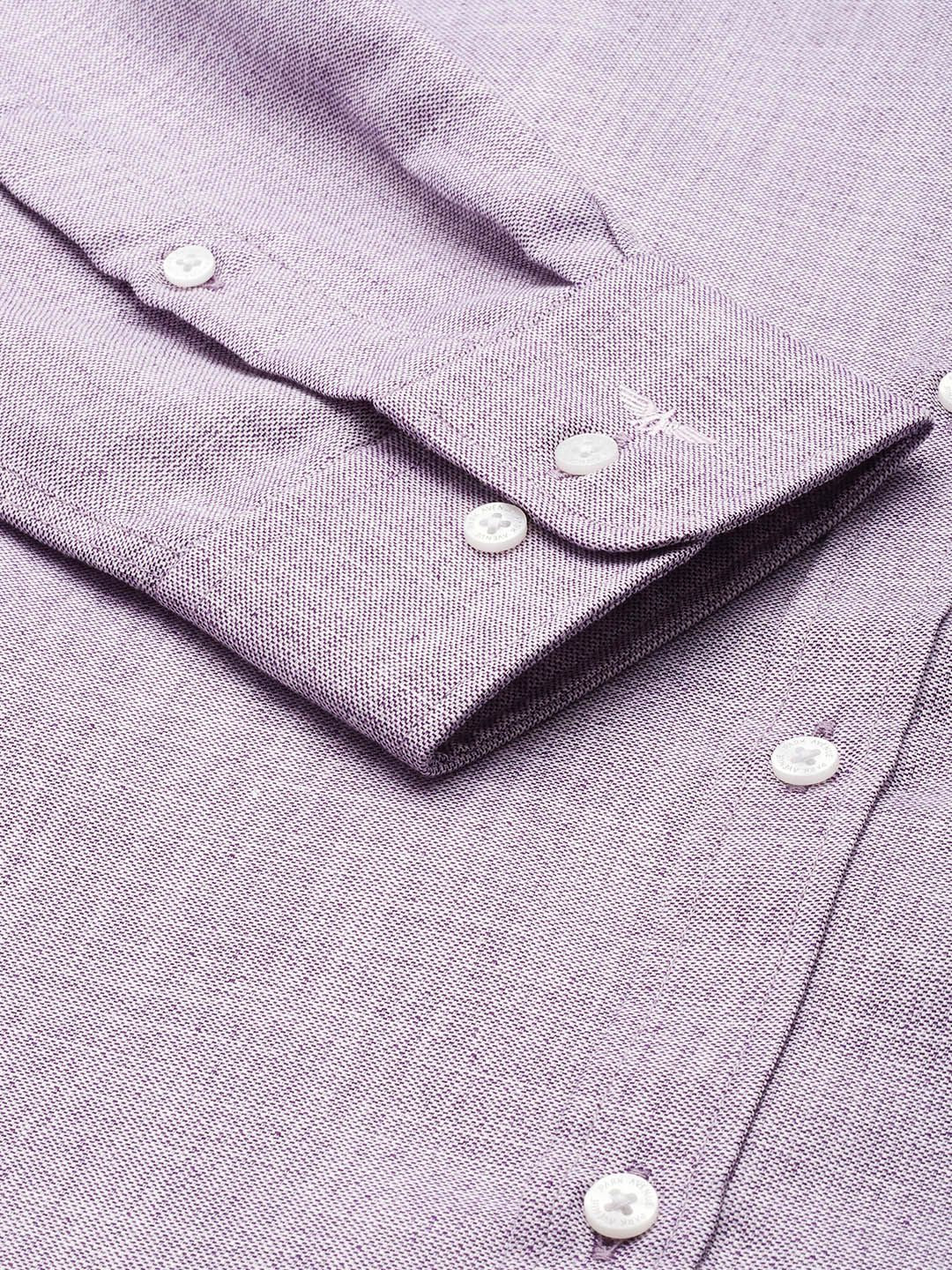 Park Avenue Self Design Slim Fit Opaque Formal Shirt