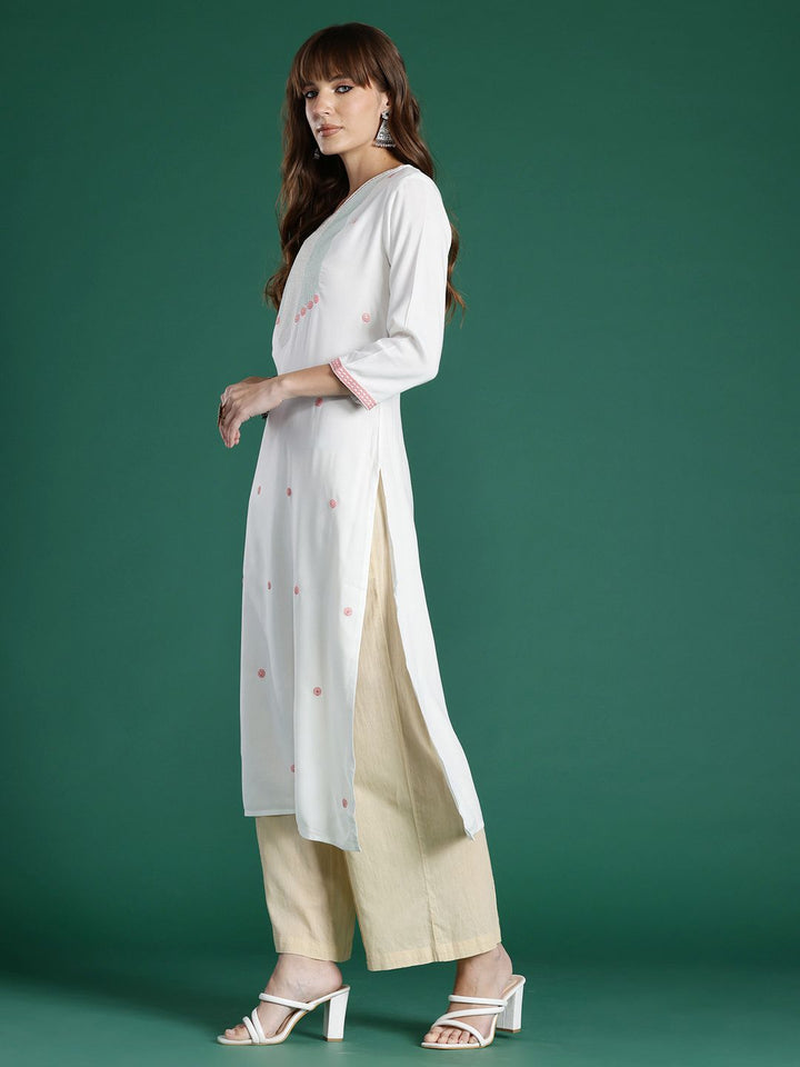 Indo Era Embroidered Thread Work Kurta