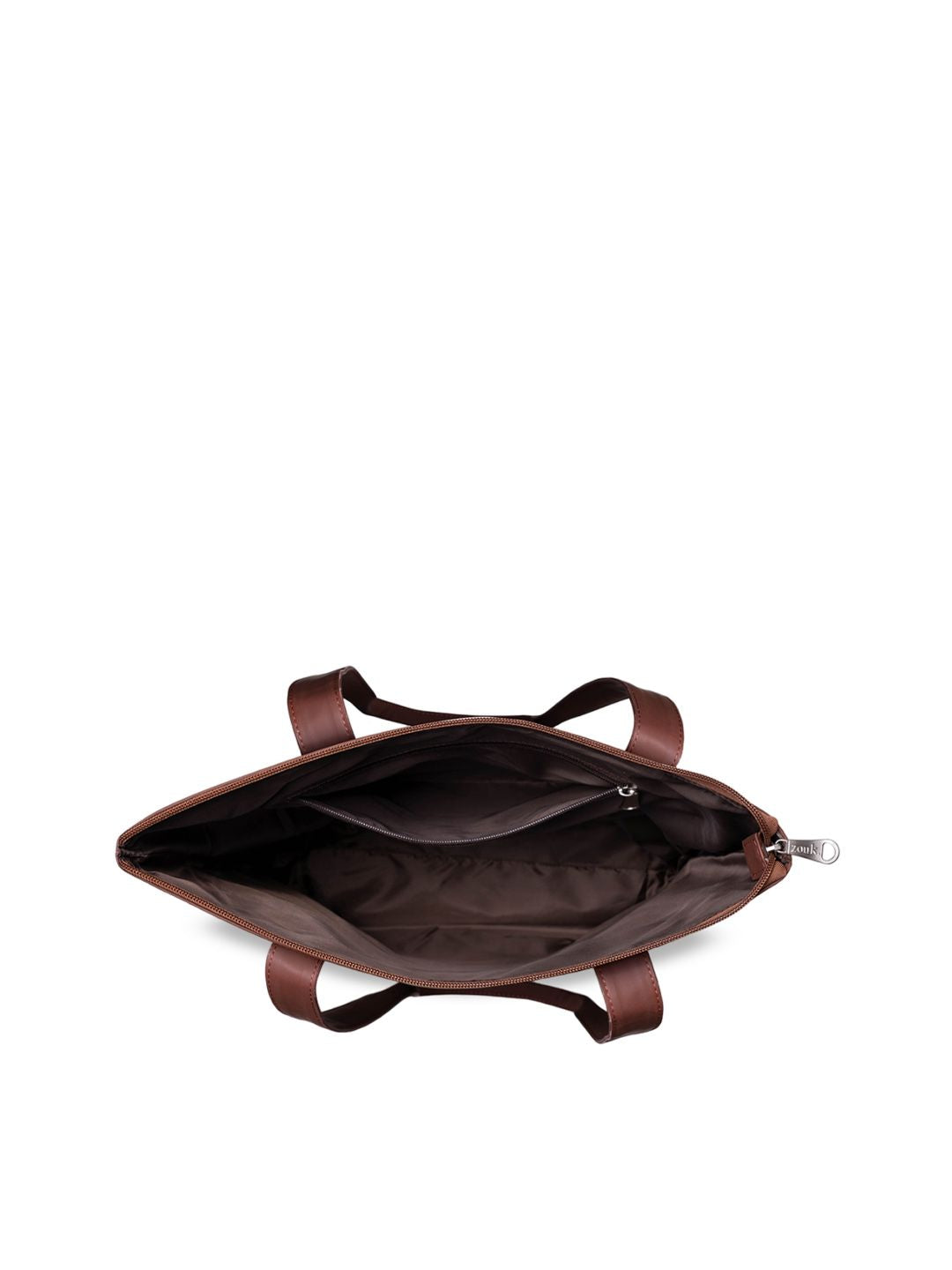ZOUK Striped Shopper Tote Bag