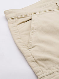 SPYKAR Men Regular Fit Pure Cotton Cargos Style Chinos