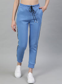 STREET 9 Women Blue Regular Fit Solid Joggers