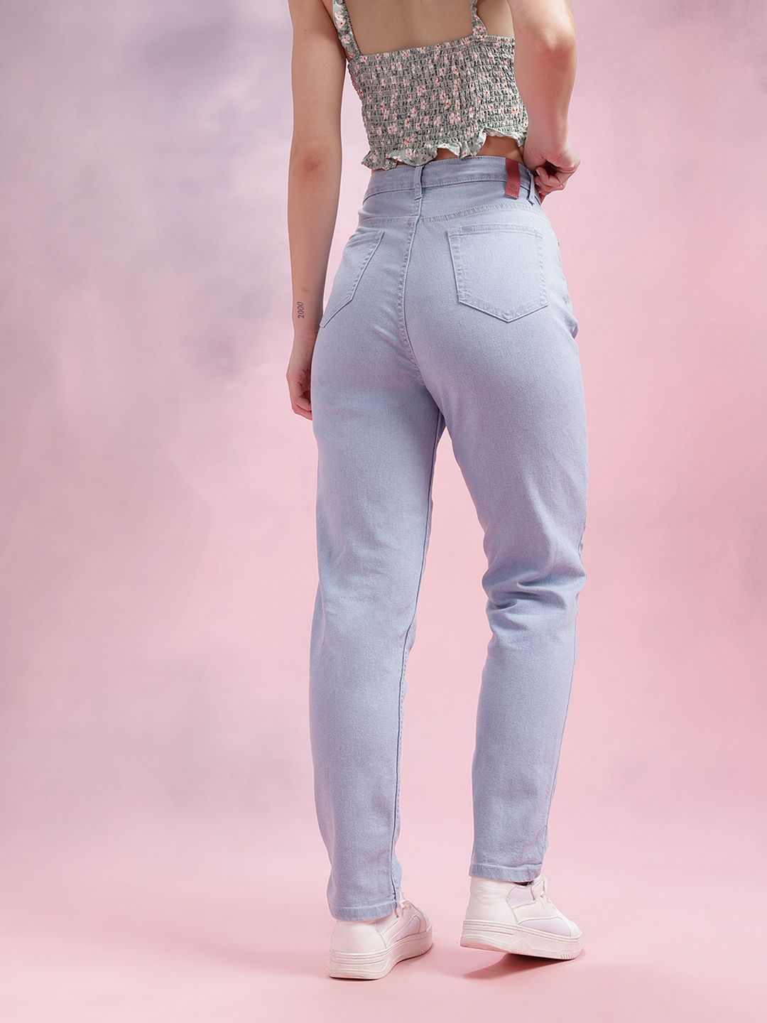 DressBerry Women Mom Fit Jeans