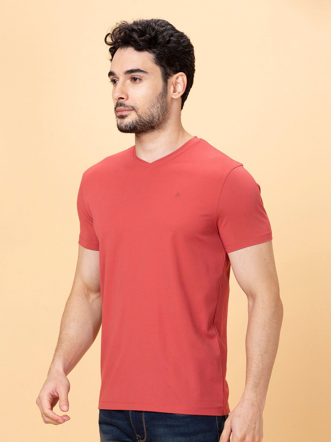 Being Human V-Neck Cotton Casual T-shirt