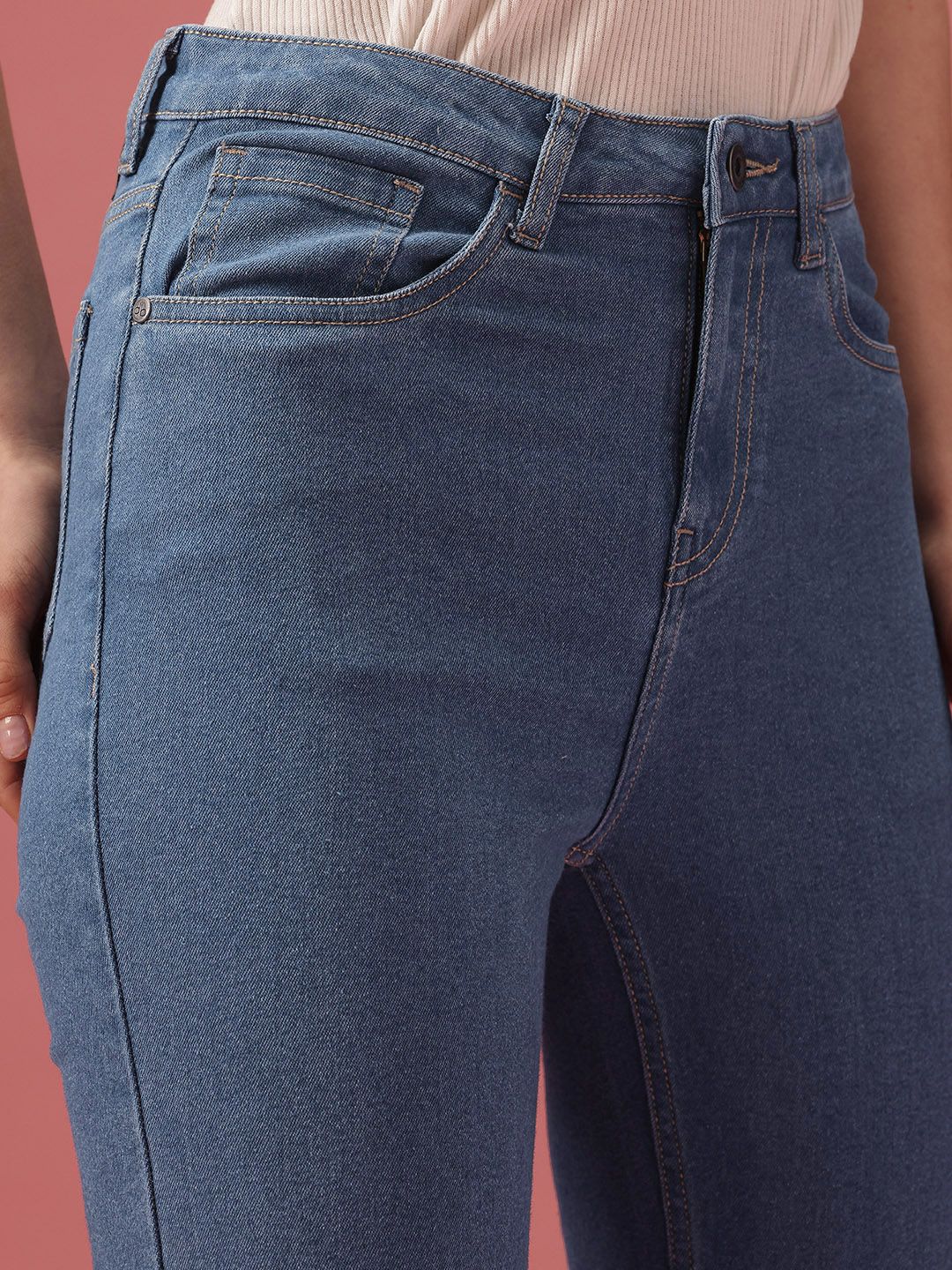 DressBerry Women Bootcut High-Rise Stretchable Jeans