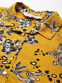 all about you Floral Printed Casual Shirt