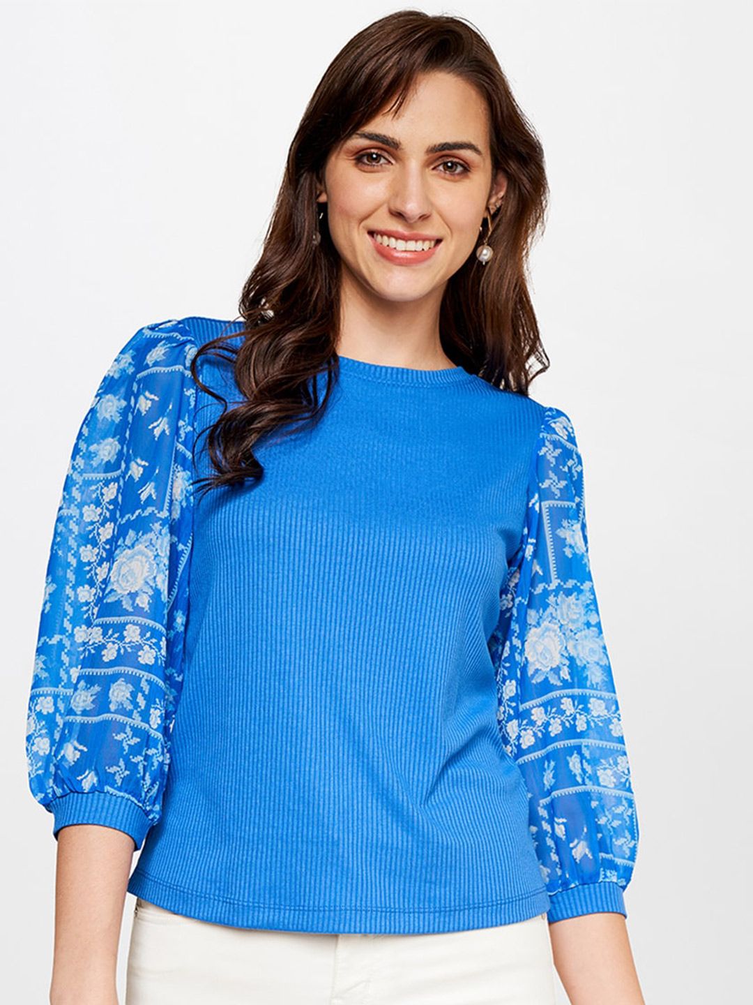 AND Floral Print Top